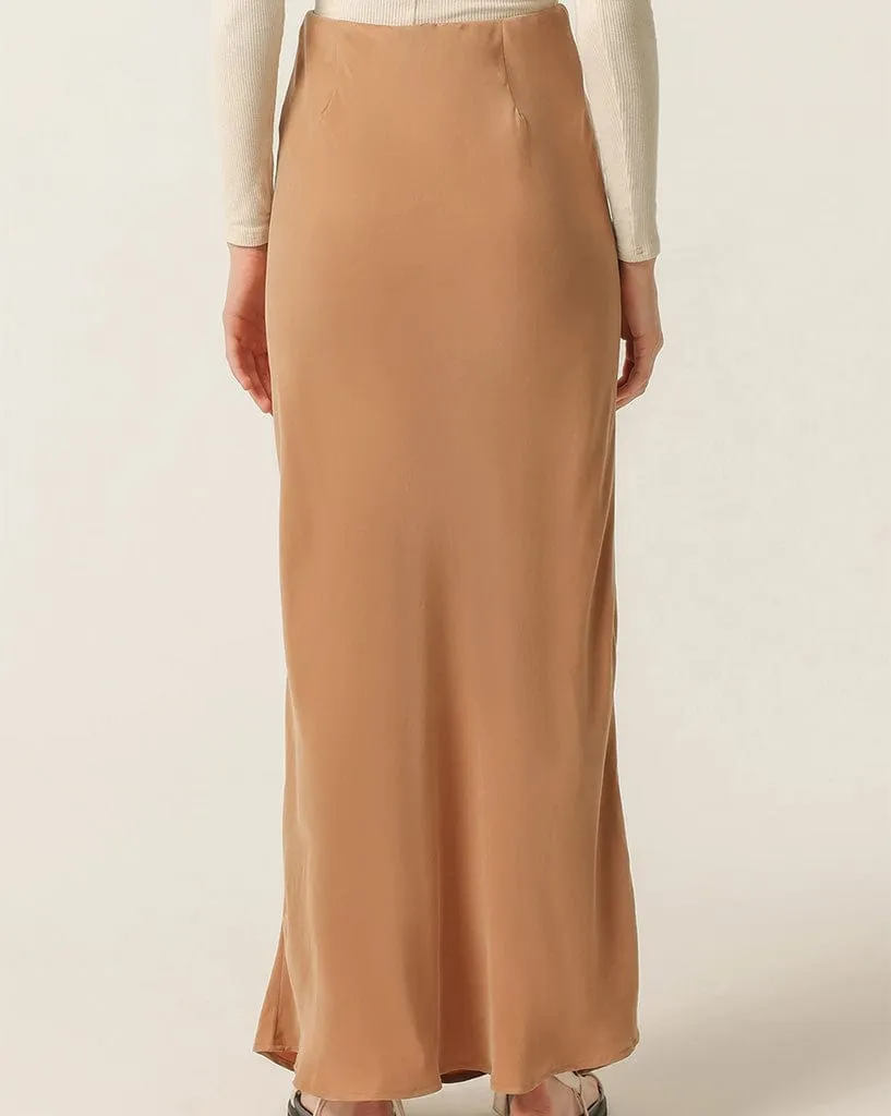 Harlow Cupro Maxi Skirt