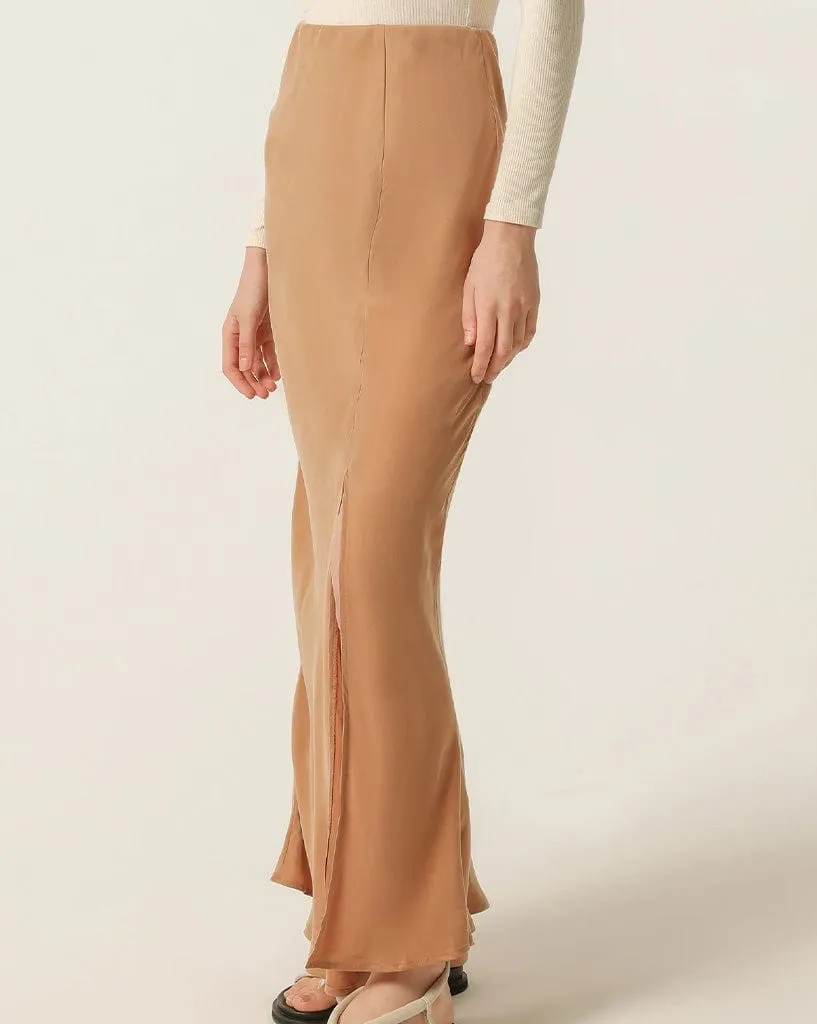 Harlow Cupro Maxi Skirt