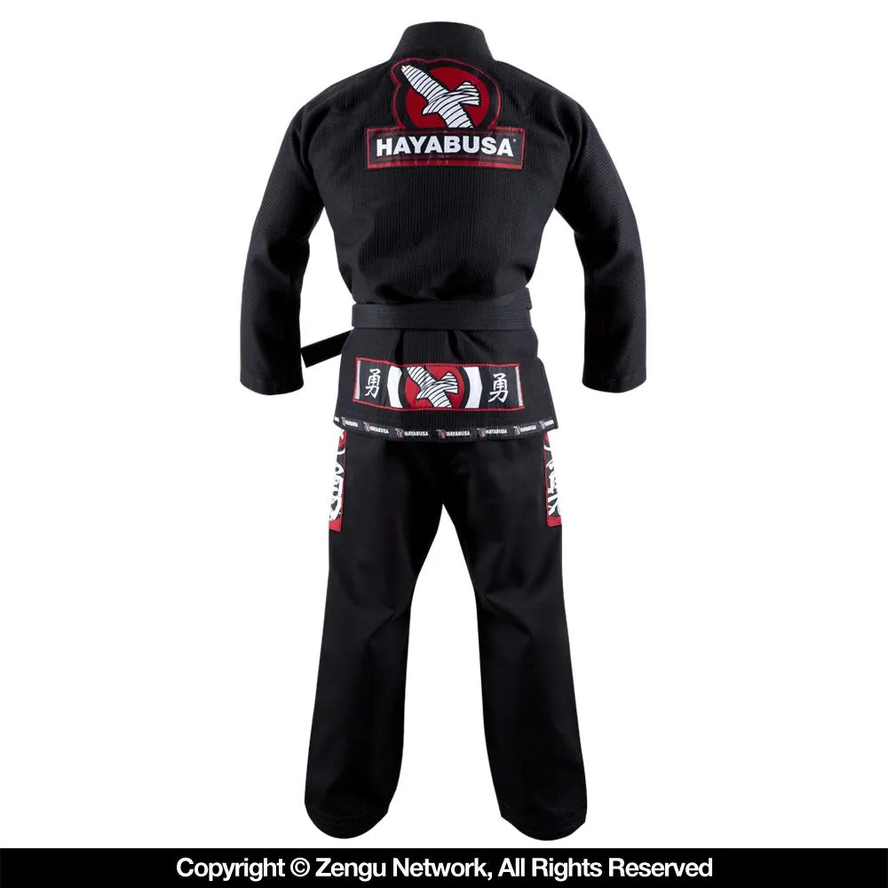 Hayabusa "Goorudo 2.0" Gold Weave BJJ Gi - Black