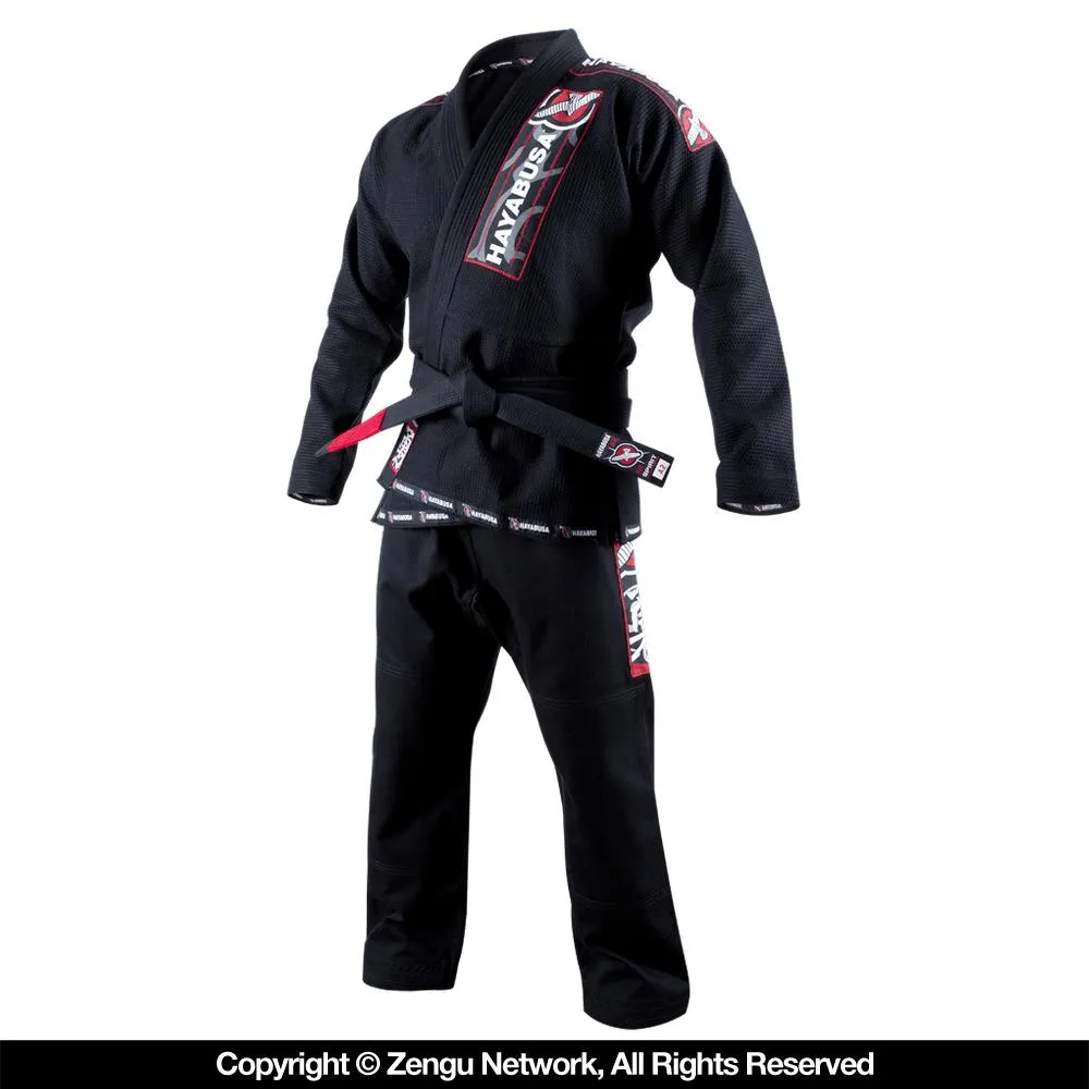 Hayabusa "Goorudo 2.0" Gold Weave BJJ Gi - Black