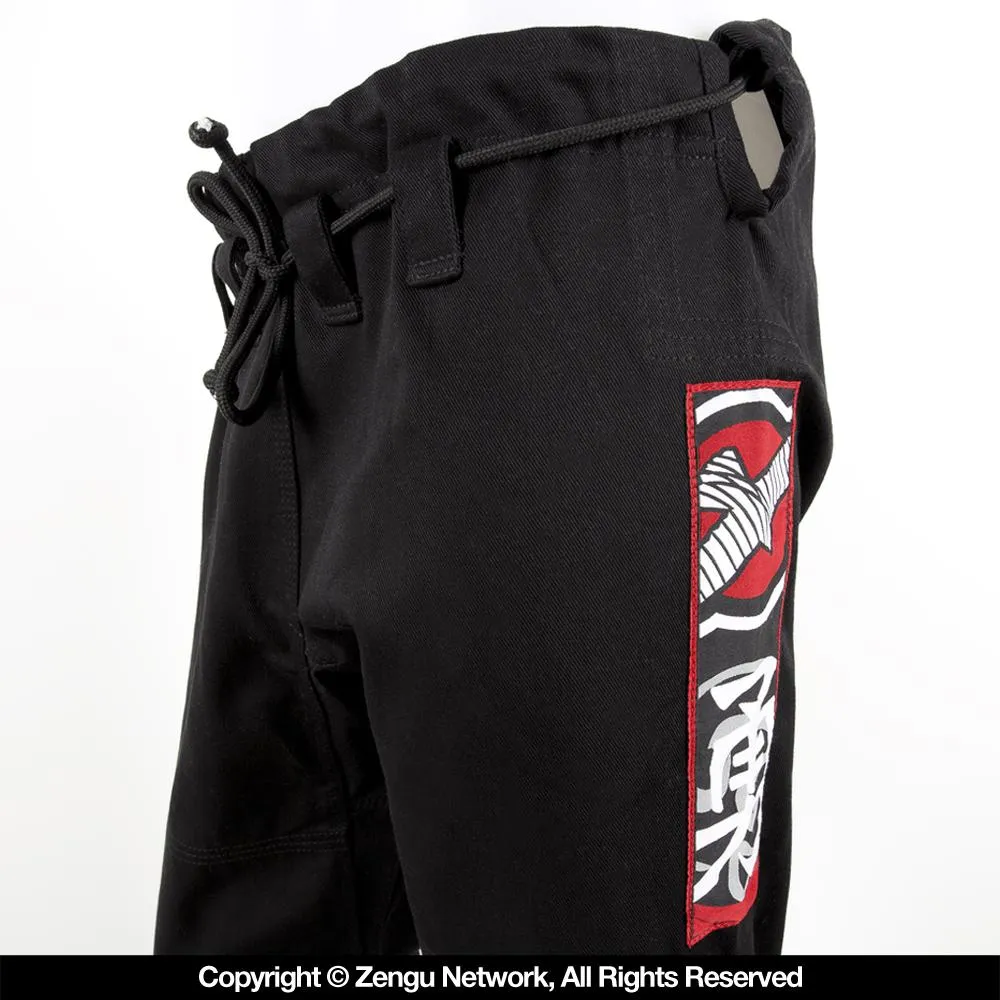 Hayabusa "Goorudo 2.0" Gold Weave BJJ Gi - Black