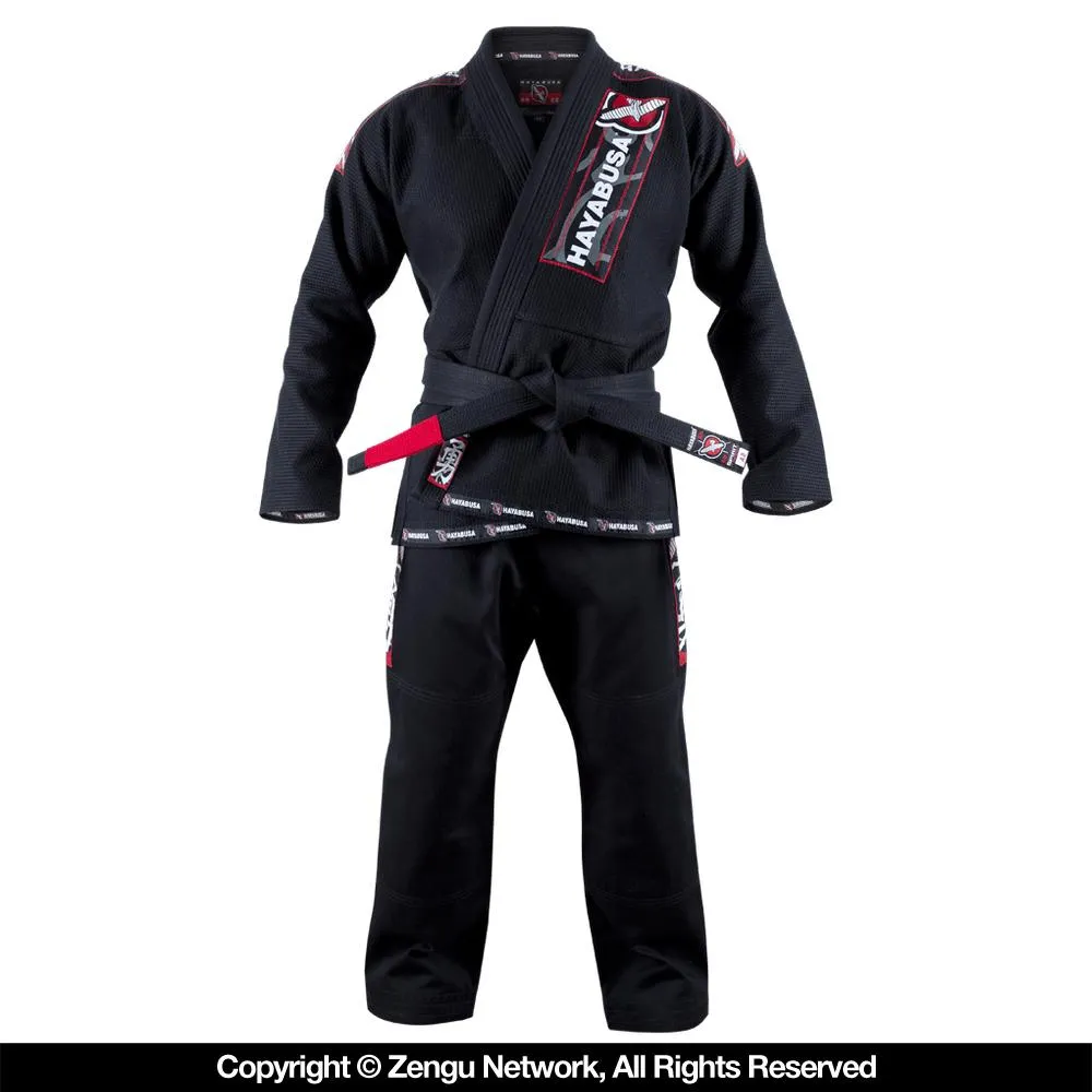 Hayabusa "Goorudo 2.0" Gold Weave BJJ Gi - Black