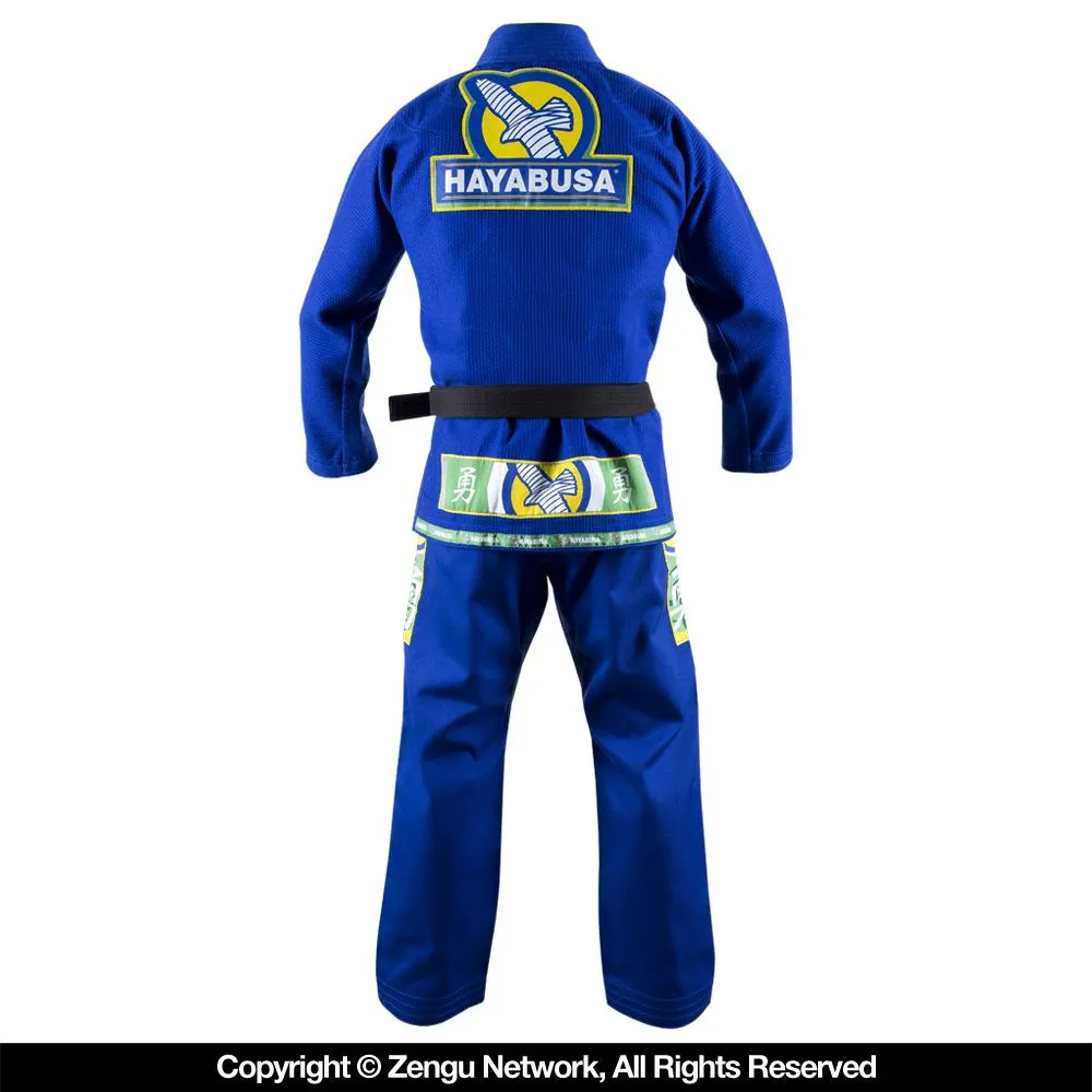 Hayabusa "Goorudo 2.0" Gold Weave BJJ Gi - Blue
