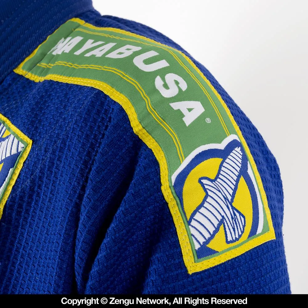 Hayabusa "Goorudo 2.0" Gold Weave BJJ Gi - Blue