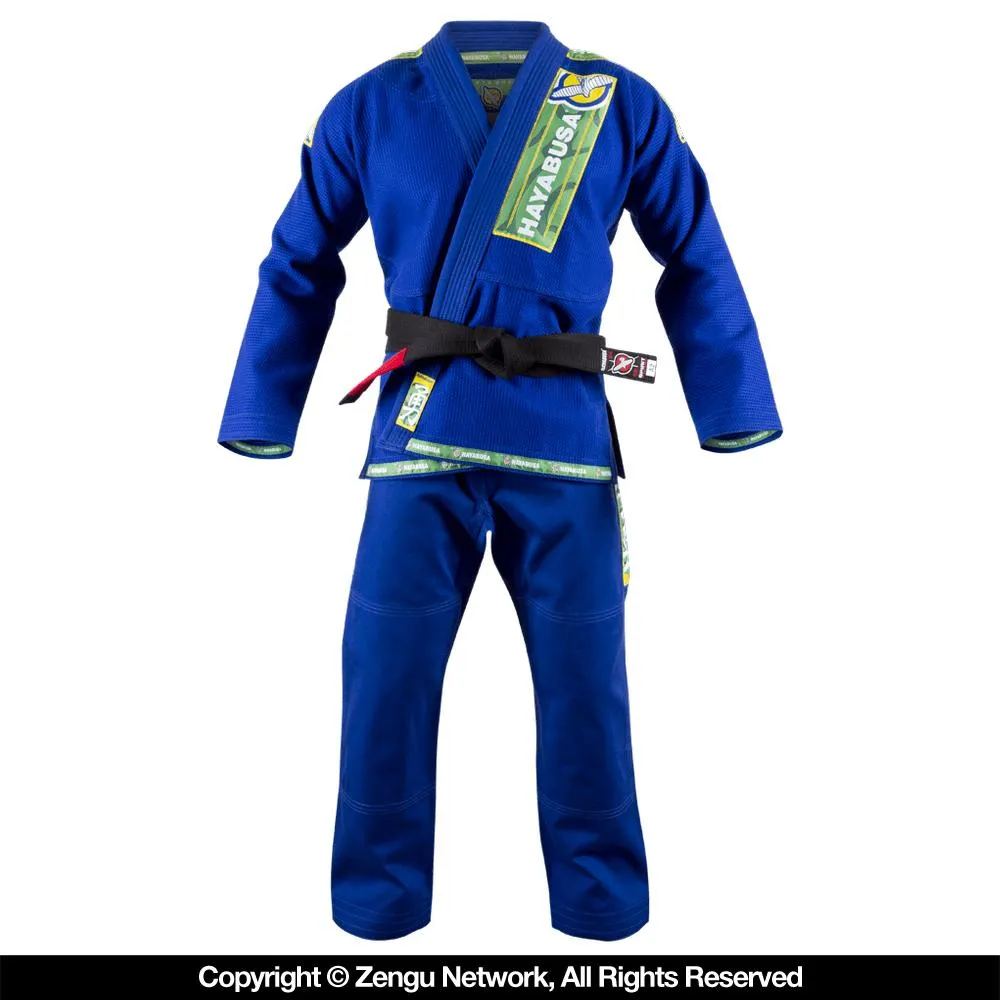Hayabusa "Goorudo 2.0" Gold Weave BJJ Gi - Blue