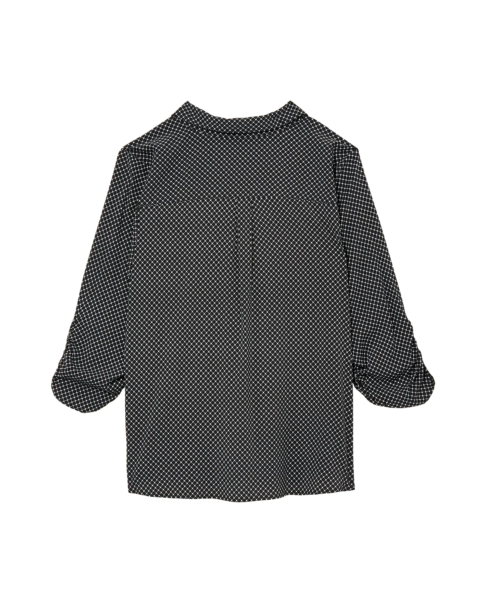Hester Button Down | Black / White