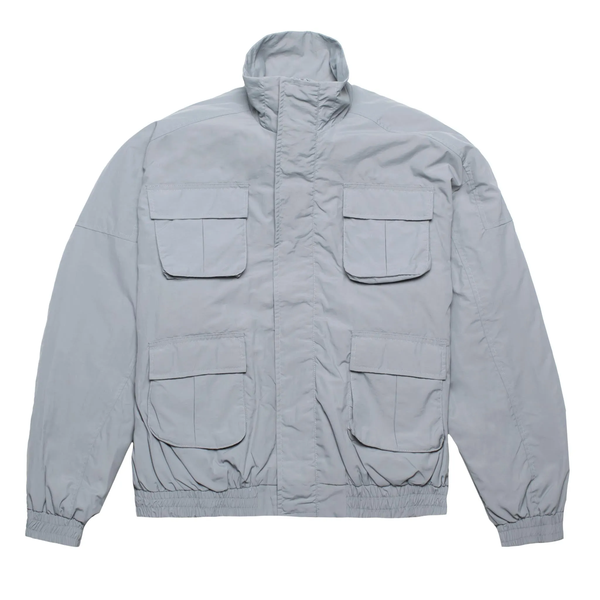 HOMME  Cargo Pocket Bomber Jacket Grey