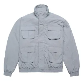 HOMME  Cargo Pocket Bomber Jacket Grey