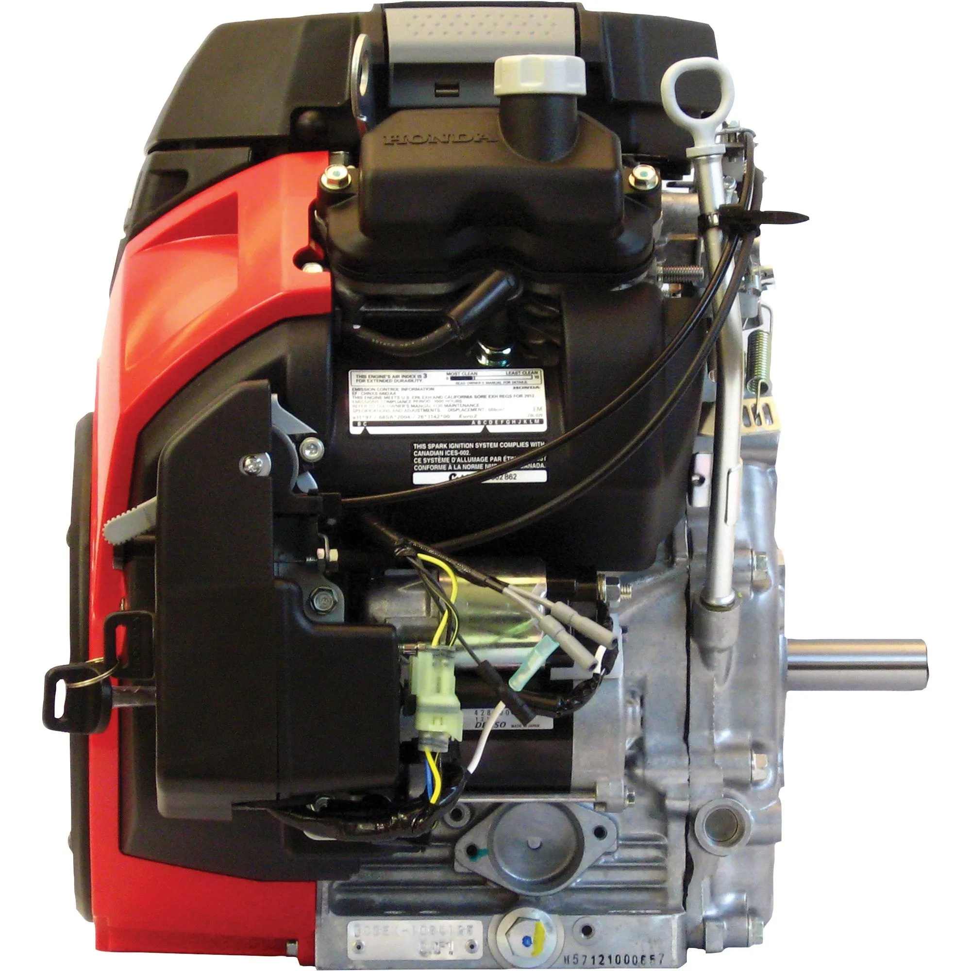 Honda GX630RHQZB3 V-Twin Horizontal OHV Engine w/ Electric Start 688cc GX Series
