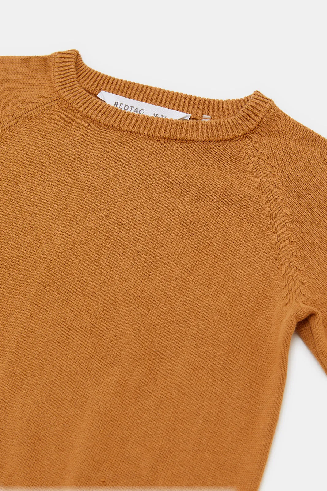 Infant Boys Tan Plain Pullover