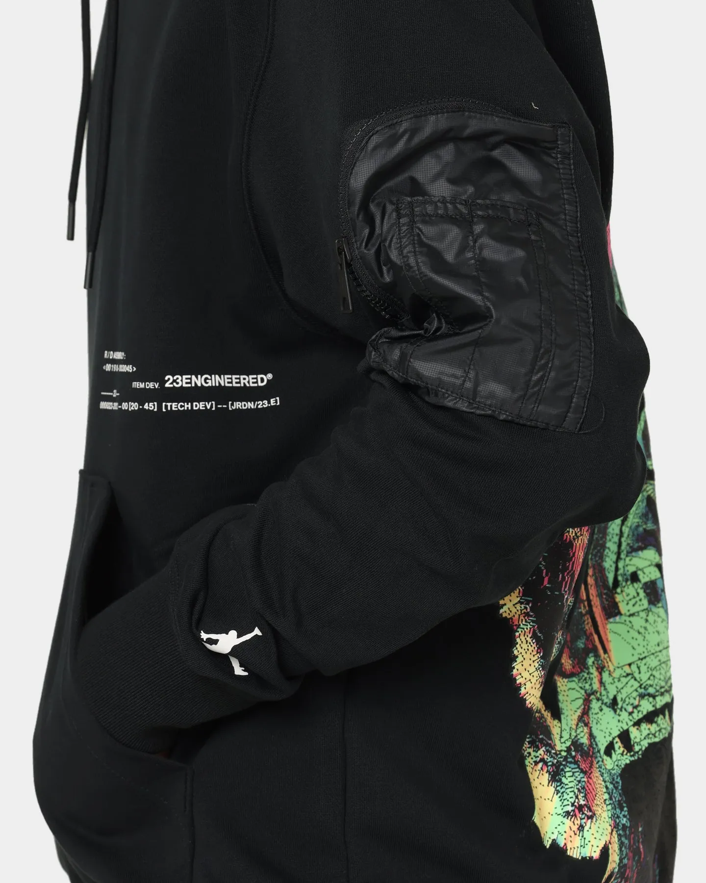 Jordan Jordan 23 Engineered Statement Fleece Pullover Hoodie Black