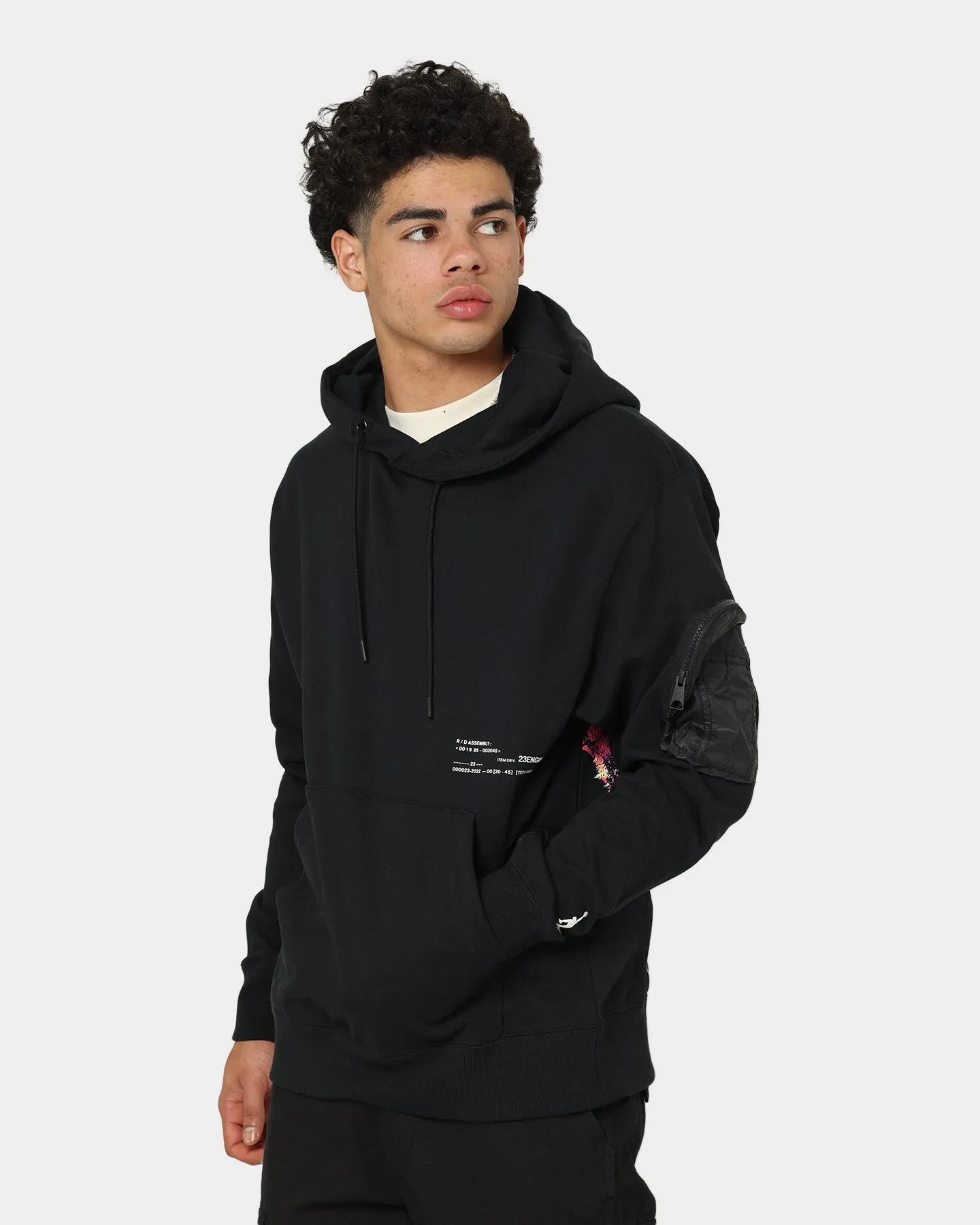 Jordan Jordan 23 Engineered Statement Fleece Pullover Hoodie Black