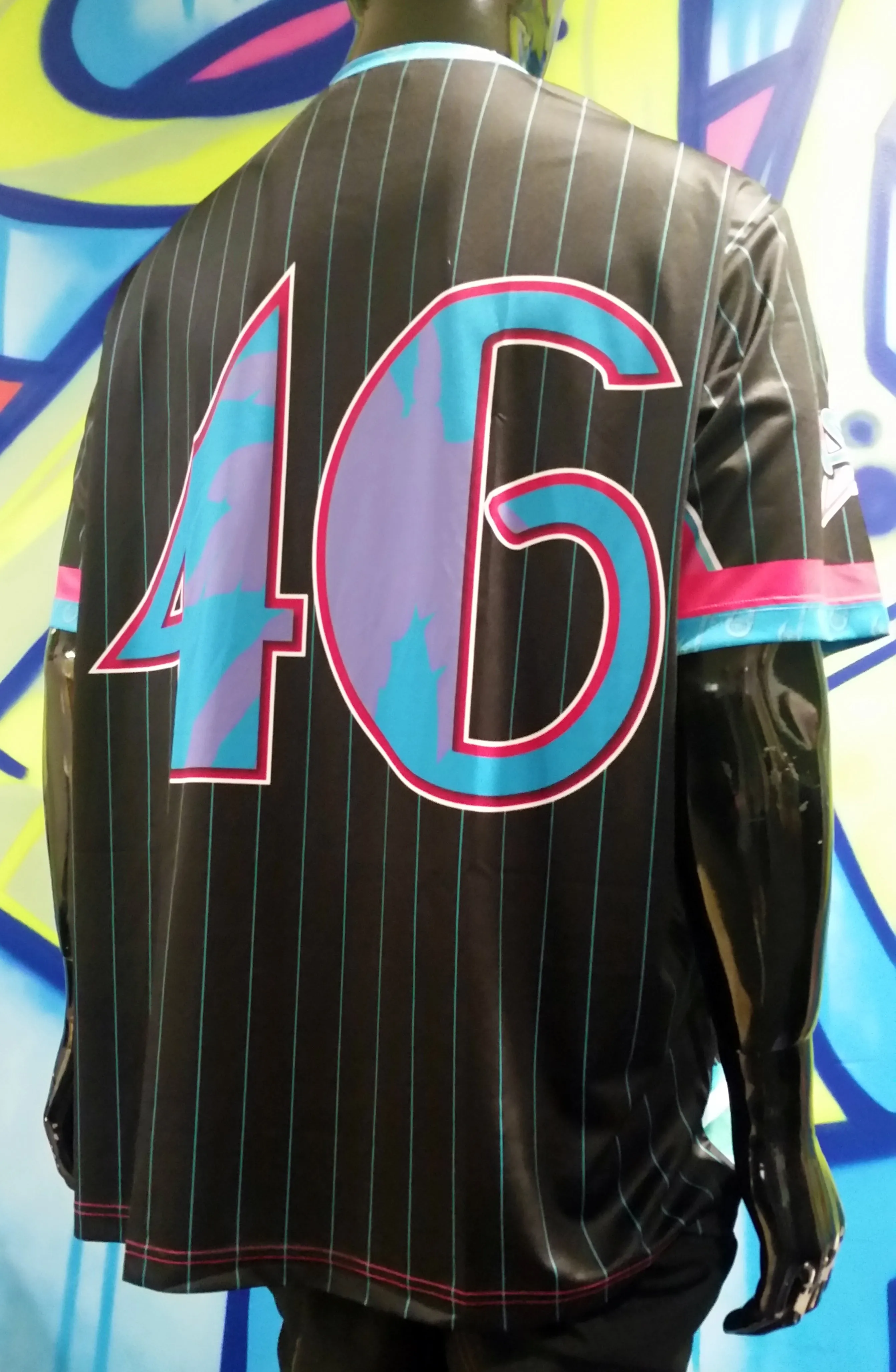 J's Crew, Tropical Stripes - Custom Full-Dye Jersey