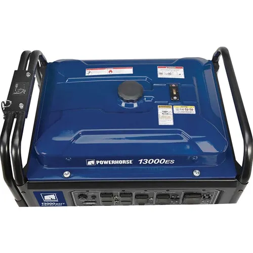 K & M Manufacturing Powerhorse Portable Generator - 13000 Watts & Electric Start