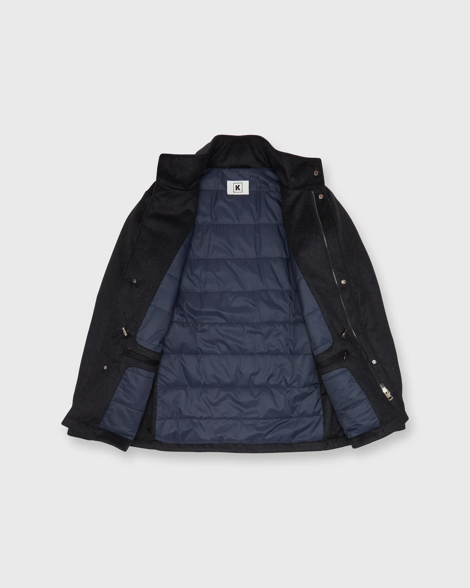 Kili Uno Coat in Navy/Heather Charcoal