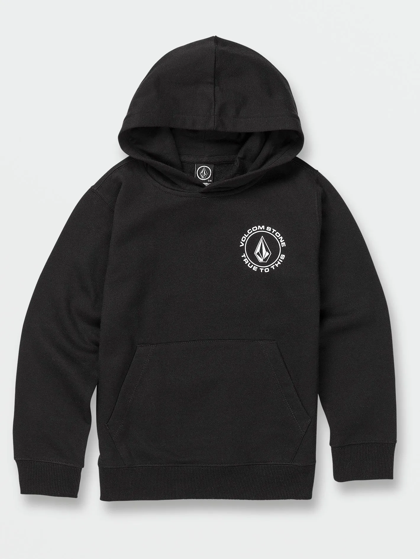 Little Boys True To This Pullover Hoodie - Black