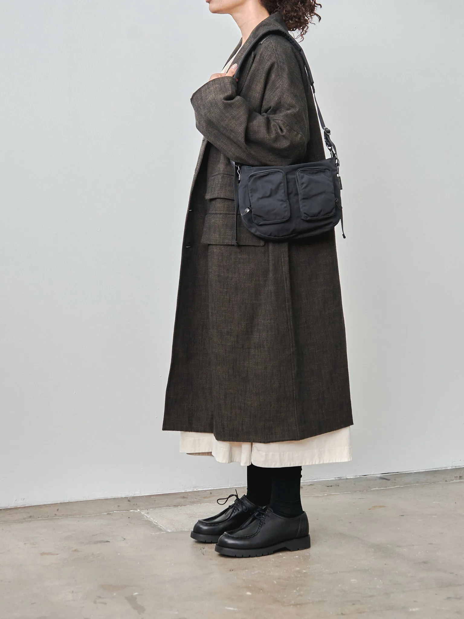 Loose Coat - Cotton Wool Natte