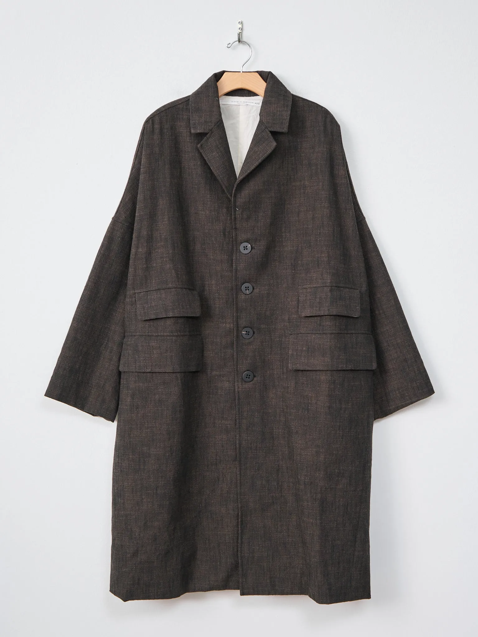 Loose Coat - Cotton Wool Natte