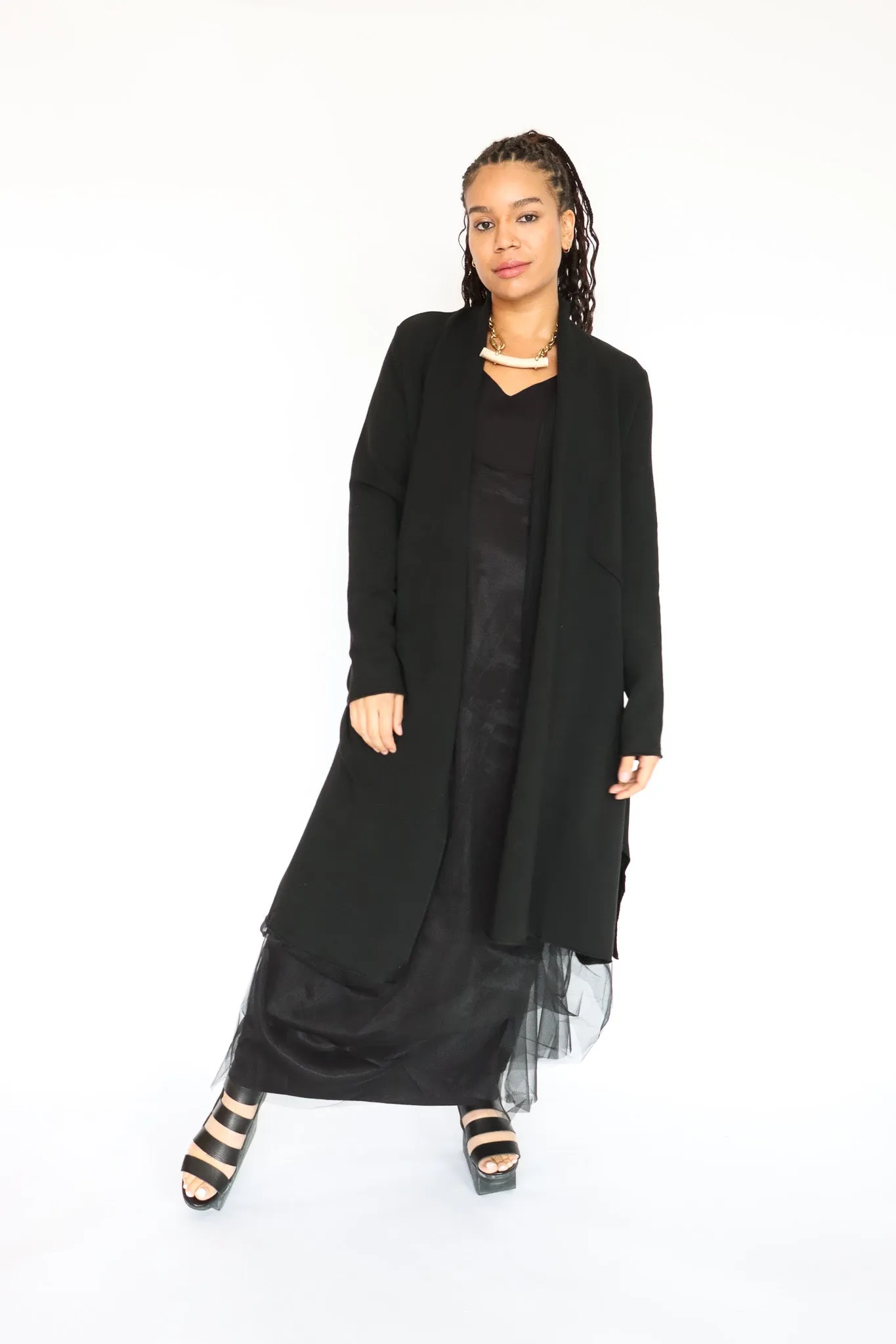 LUUKAA Pleated Cardigan