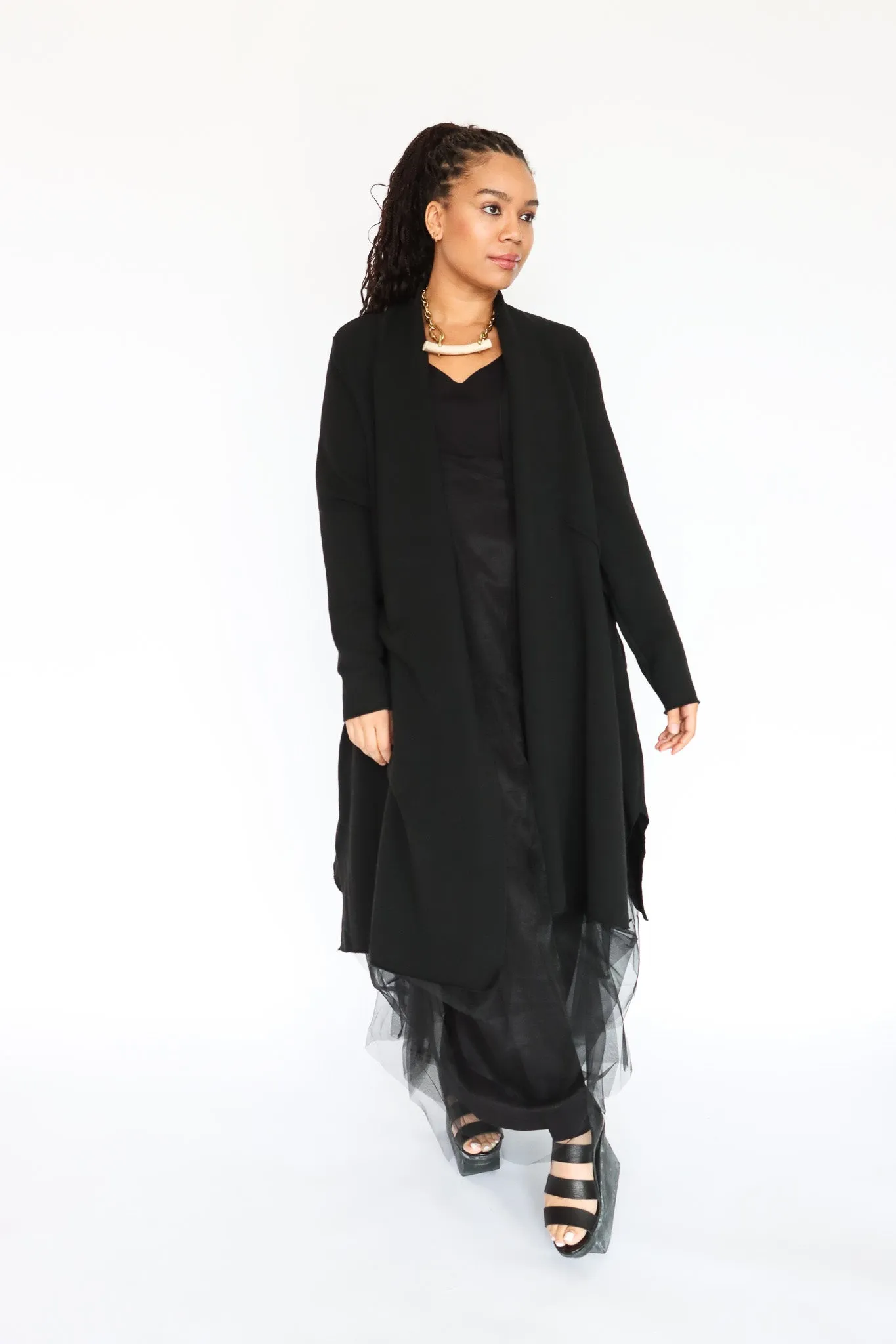 LUUKAA Pleated Cardigan