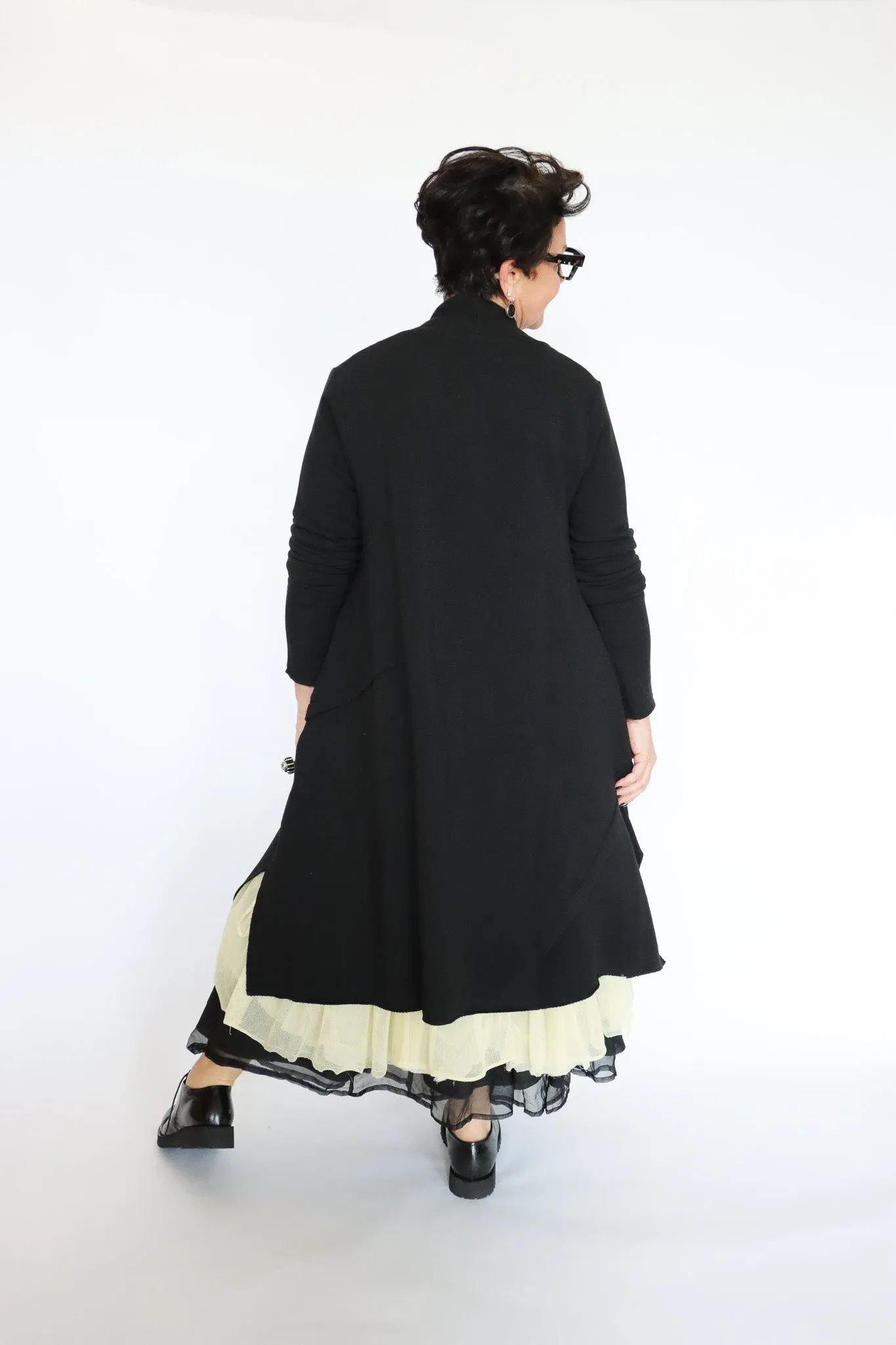 LUUKAA Pleated Cardigan