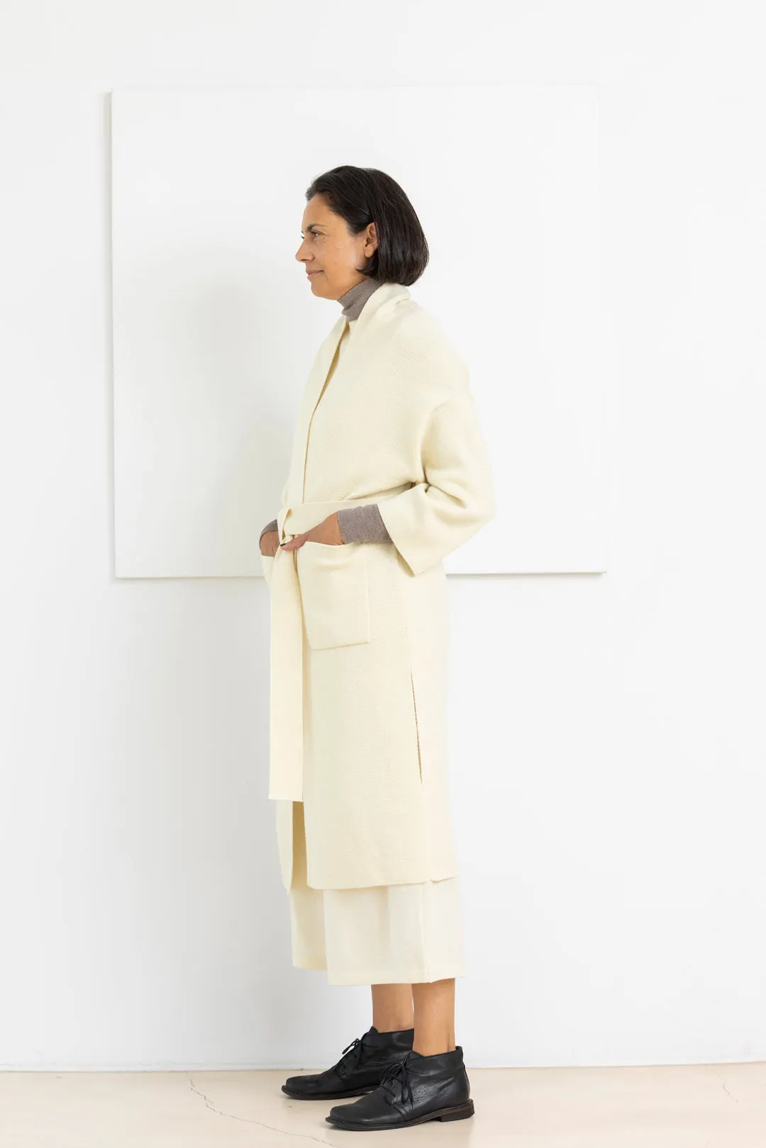 MA' RY' YA LONG COAT WHITE
