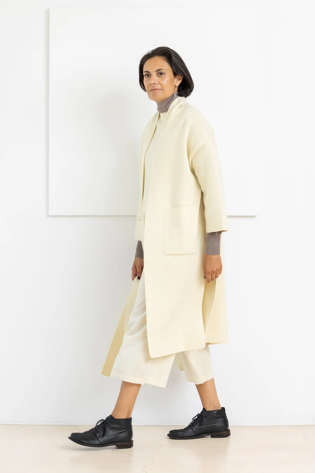 MA' RY' YA LONG COAT WHITE