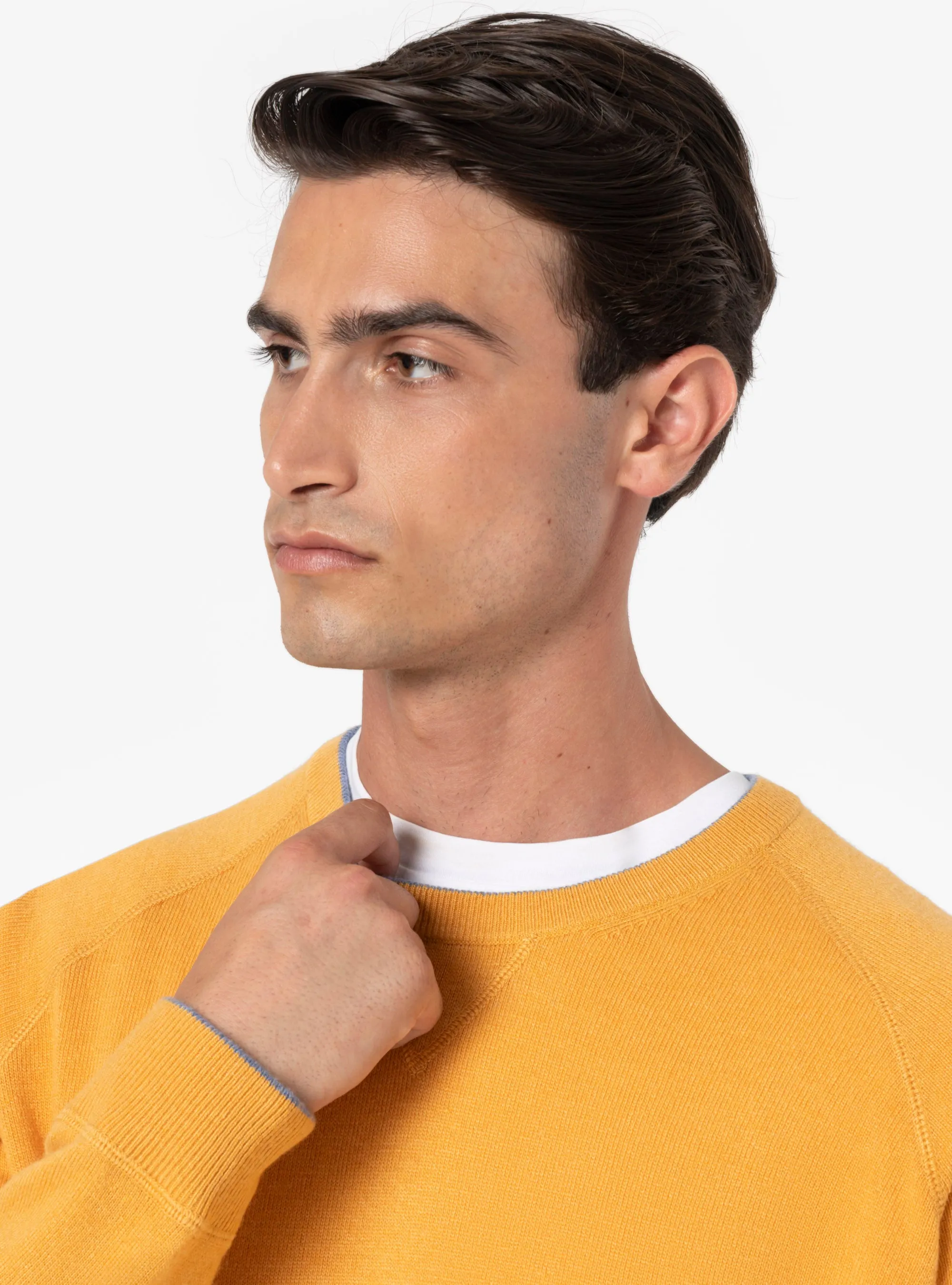 Maglia a Girocollo in misto Cashmere - Porto