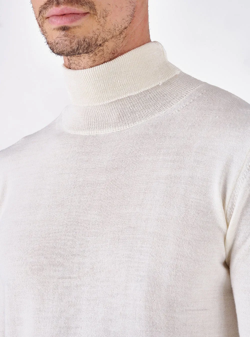 Maglia Collo Alto in Lana Cashmere - Andrey