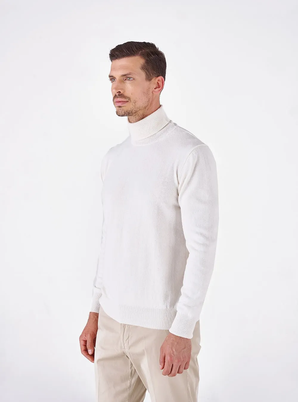Maglia Collo Alto in Lana Cashmere - Andrey
