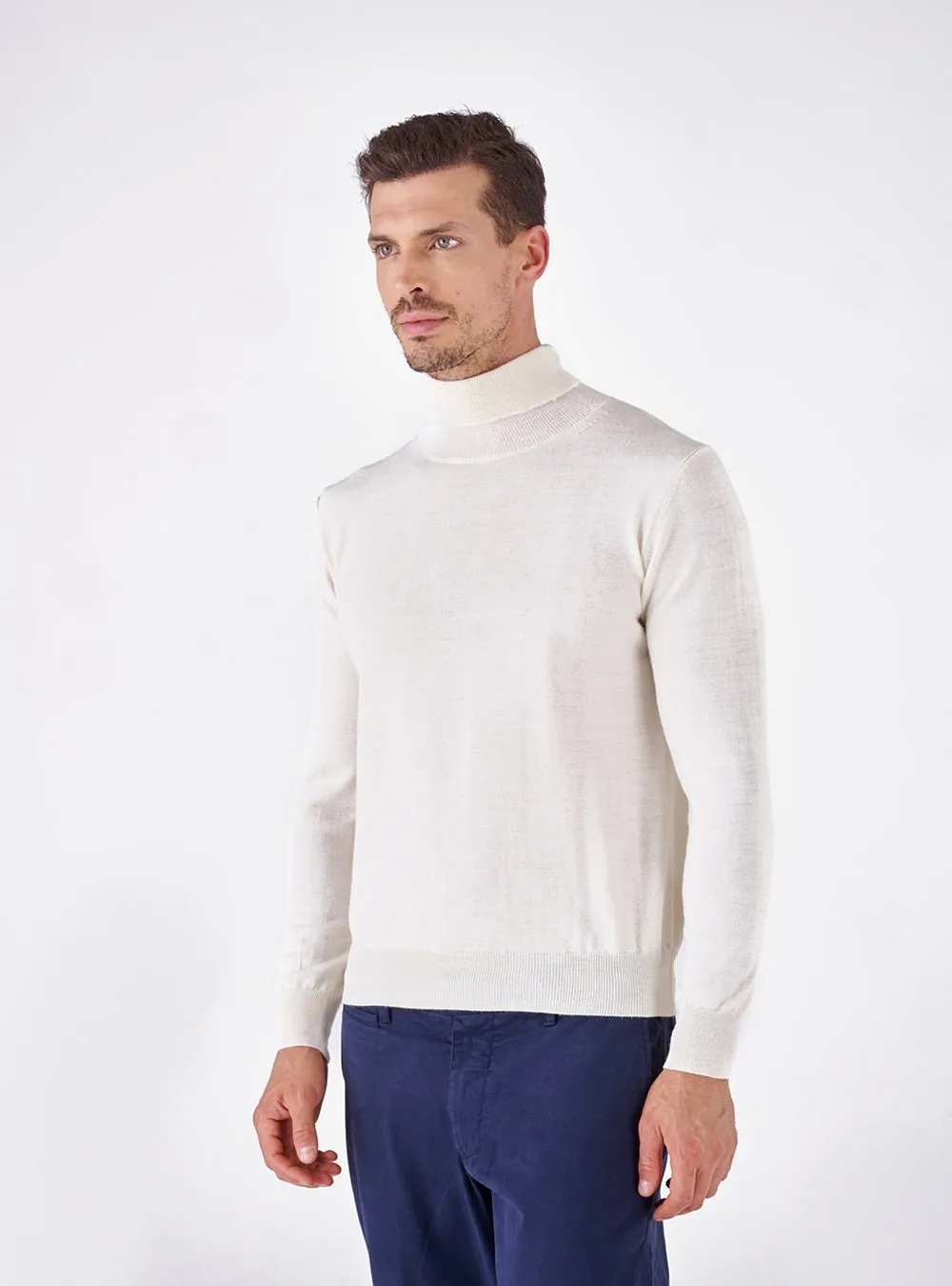 Maglia Collo Alto in Lana Cashmere - Andrey