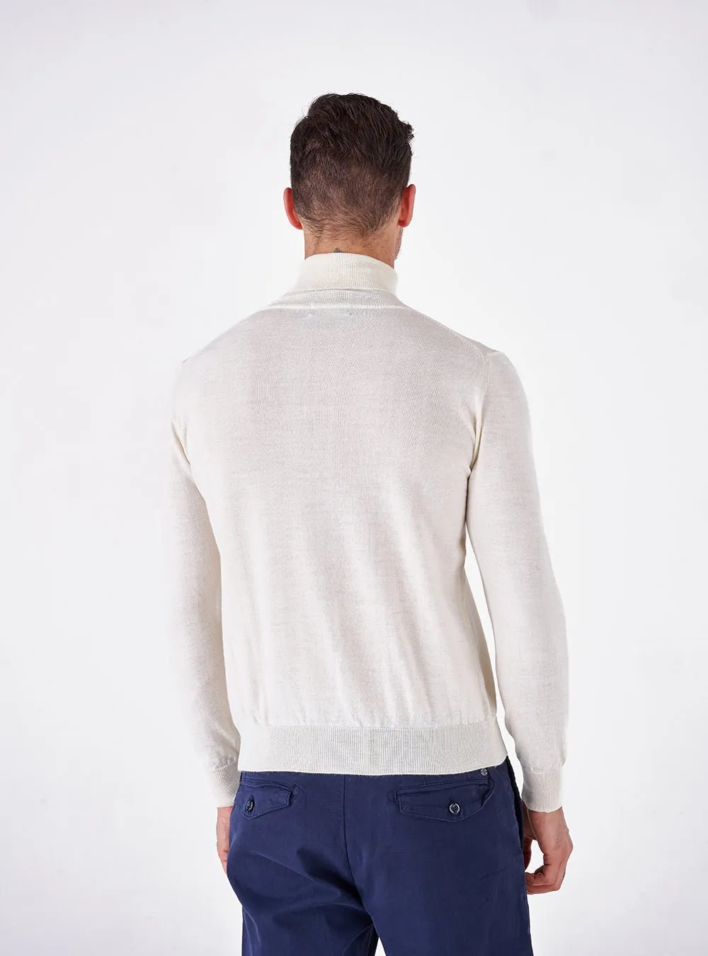Maglia Collo Alto in Lana Cashmere - Andrey