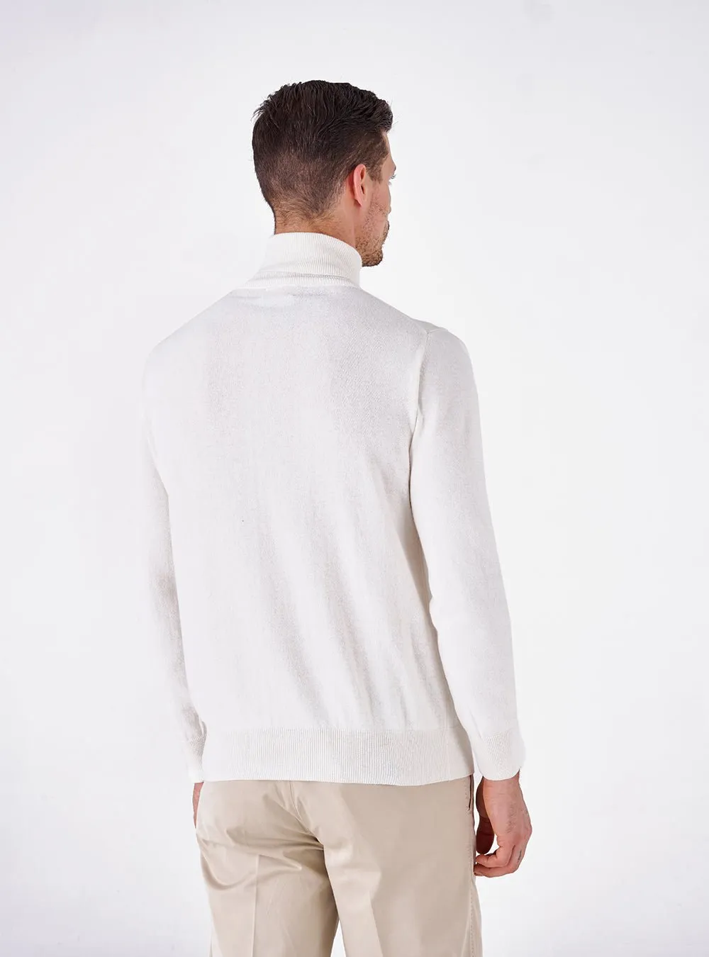 Maglia Collo Alto in Lana Cashmere - Andrey