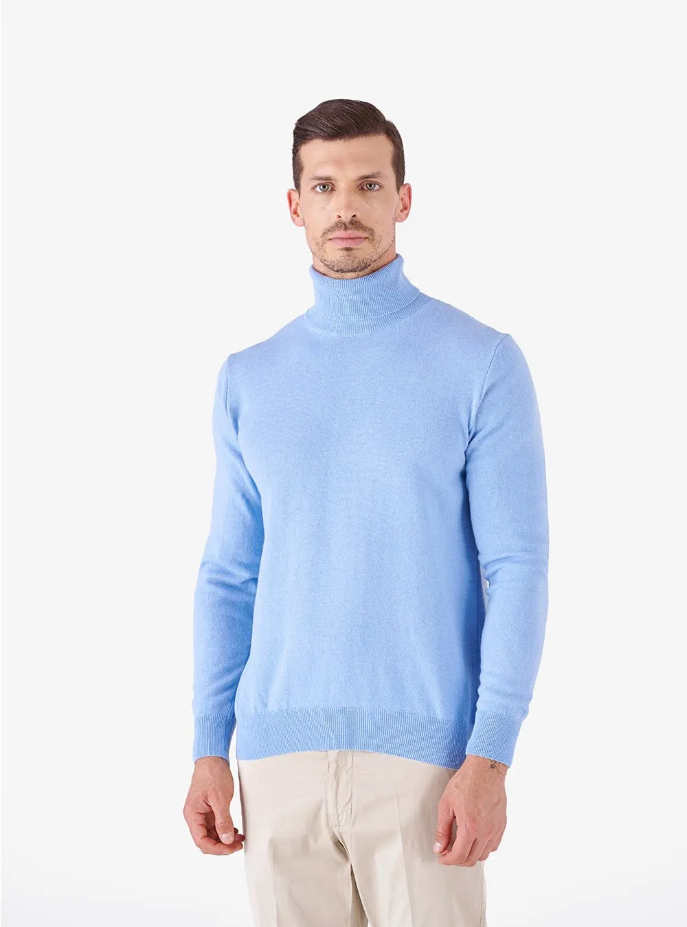 Maglia Collo Alto in Lana Cashmere - Andrey