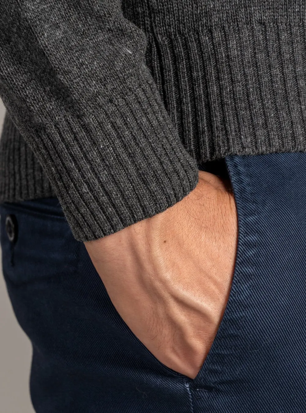 Maglia Collo Alto in Lana Cashmere - Finesse