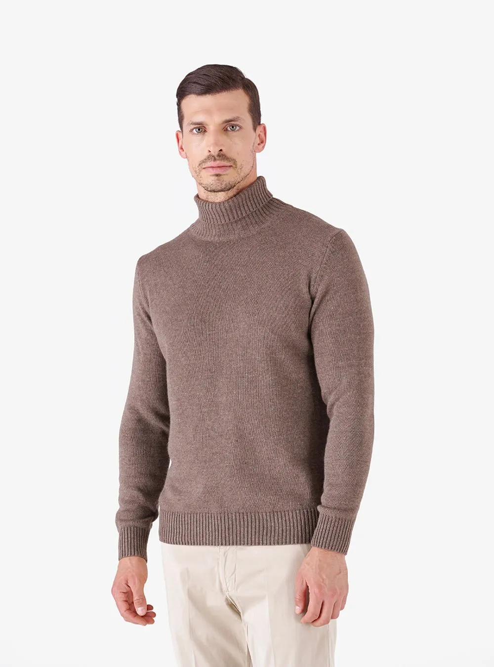 Maglia Collo Alto in Lana Cashmere - Finesse