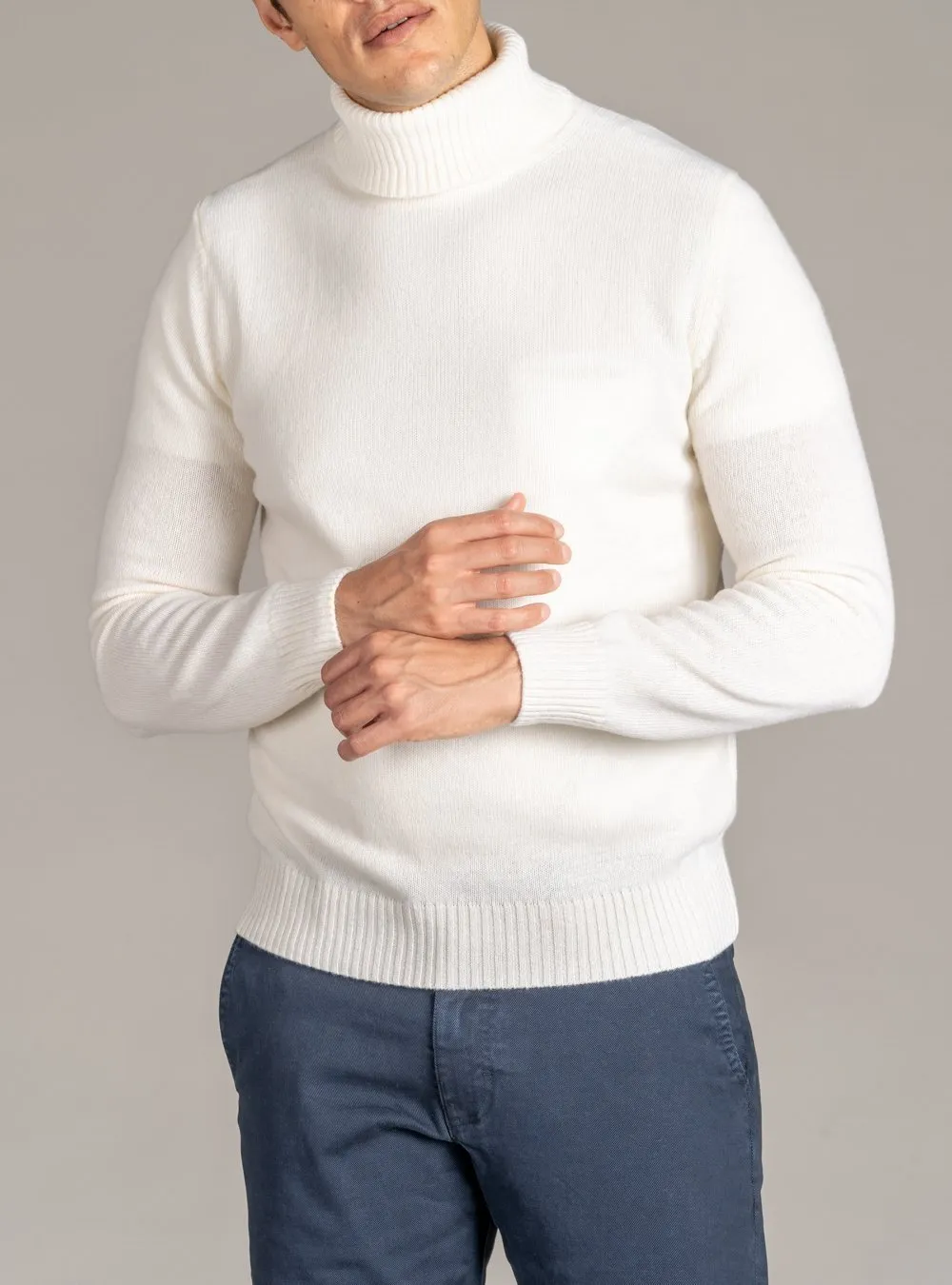 Maglia Collo Alto in Lana Cashmere - Finesse