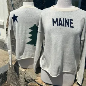 Maine Flag Boxy Sweater