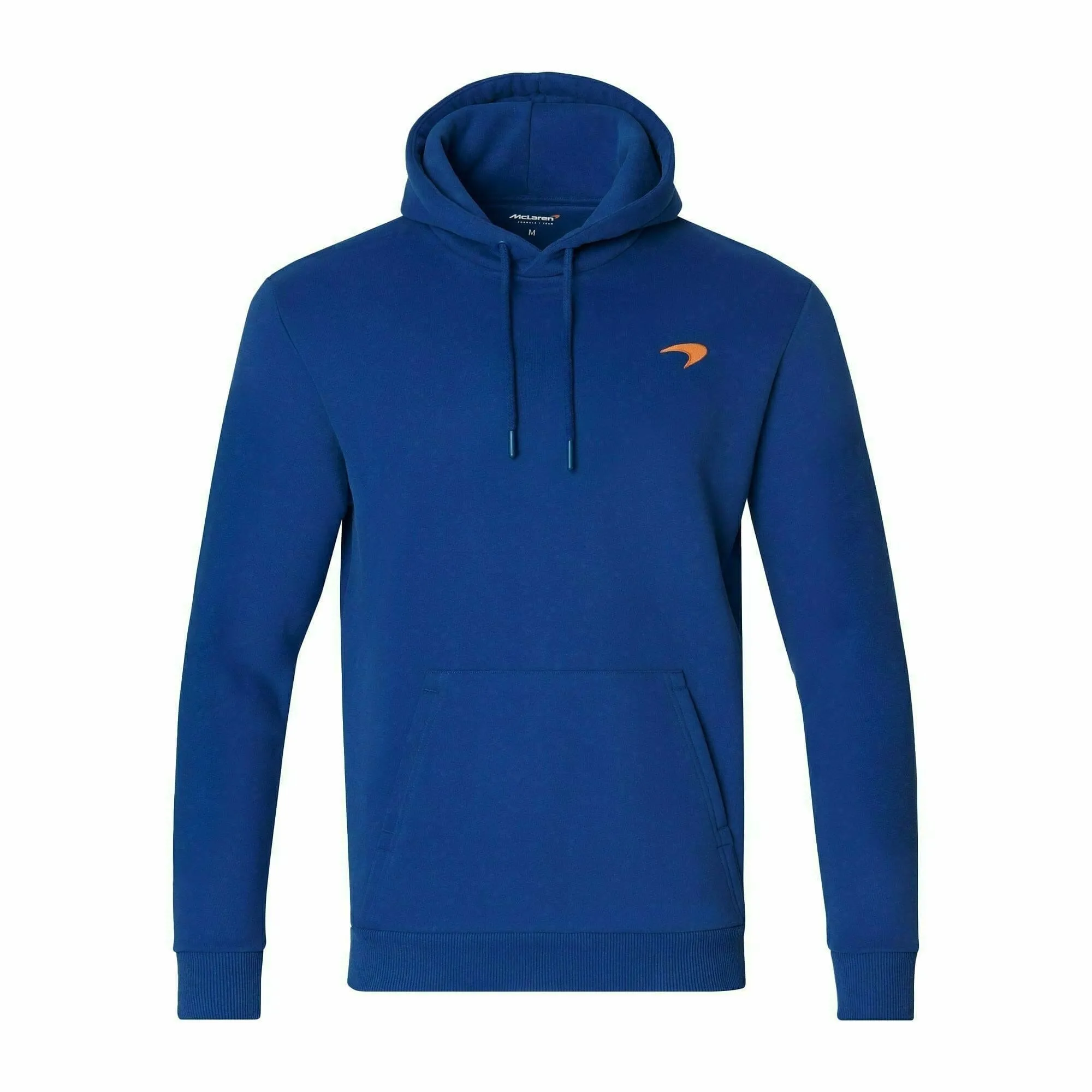 McLaren F1 Men's Small Speedmark Logo Hoodie -White/Vega Blue/Phantom