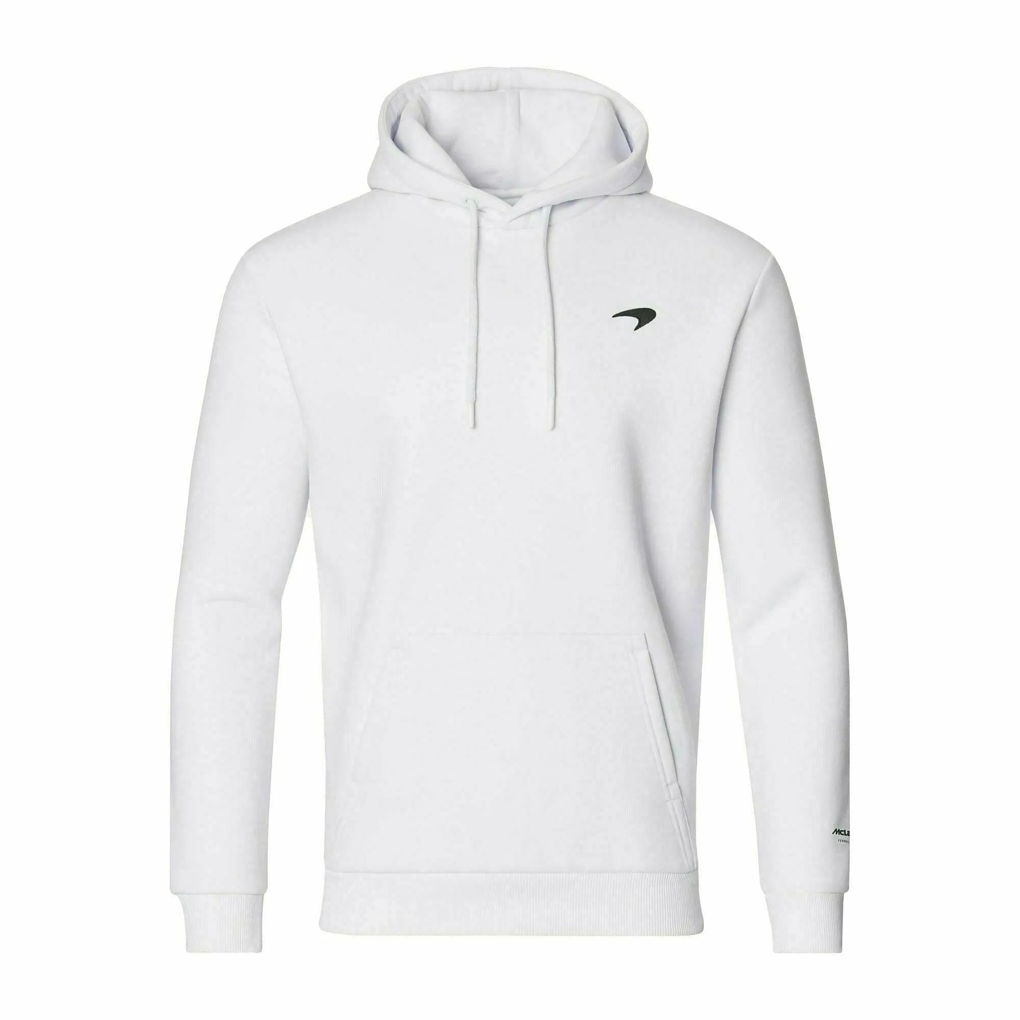 McLaren F1 Men's Small Speedmark Logo Hoodie -White/Vega Blue/Phantom