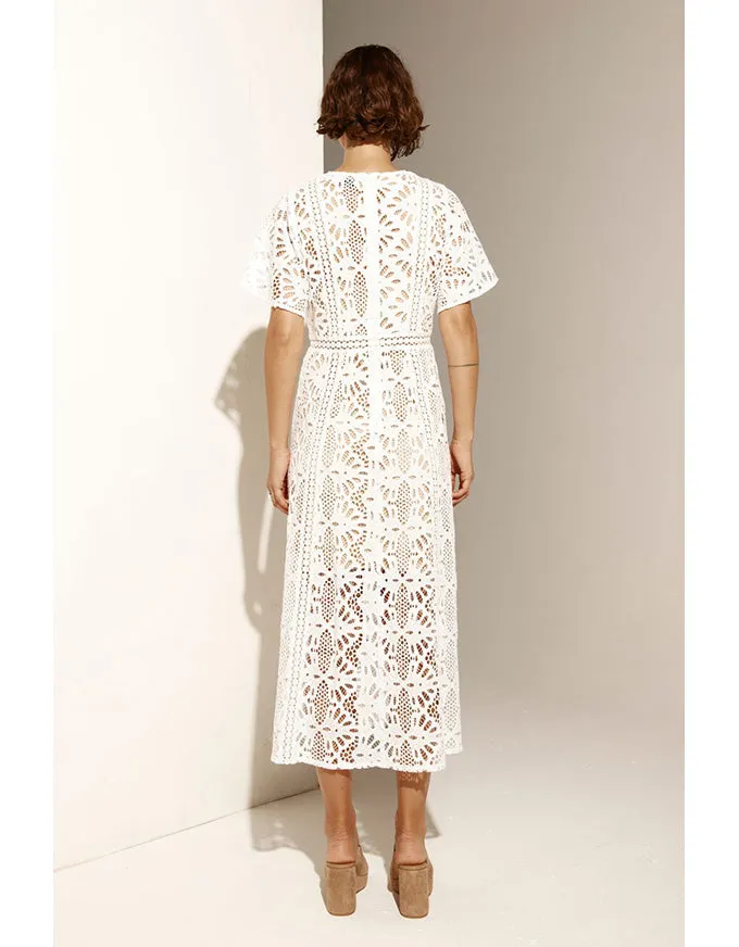 Medal Dress Porcelain Broderie