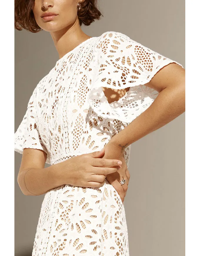 Medal Dress Porcelain Broderie