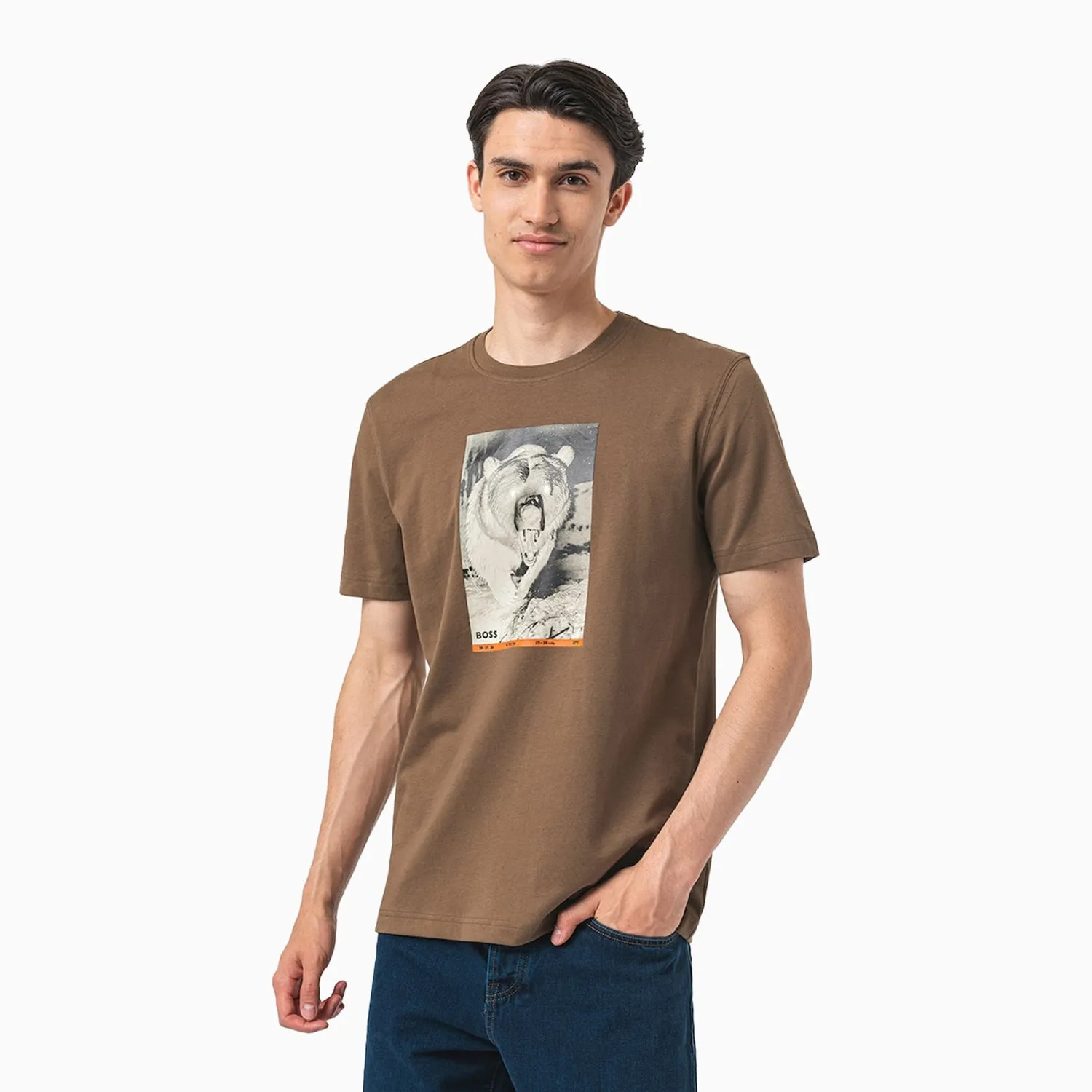 Men's Cotton Jersey Regular Fit T-Shirt With Seasonal Graphic Print