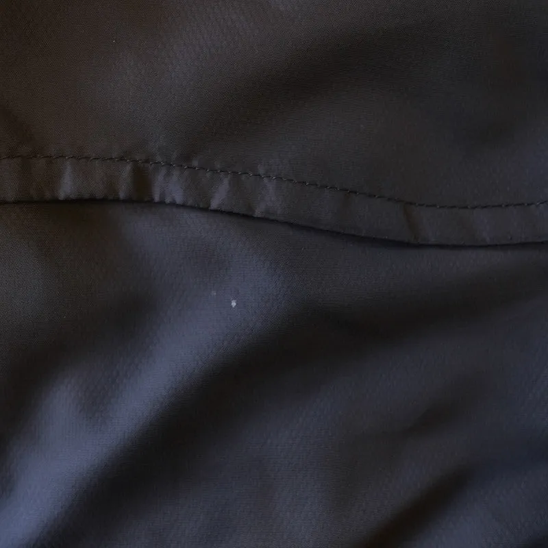 mesh lined zip trench coat
