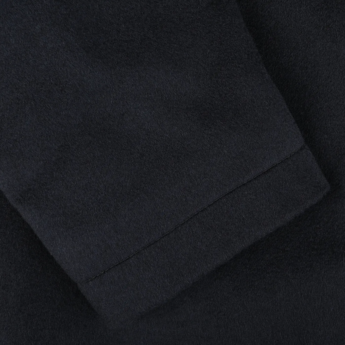 Navy Cashmere Half Padded Chore Coat