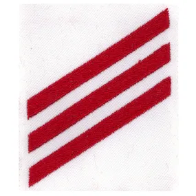 NAVY E2-E3 Rating Badge: Fireman Apprentice - White