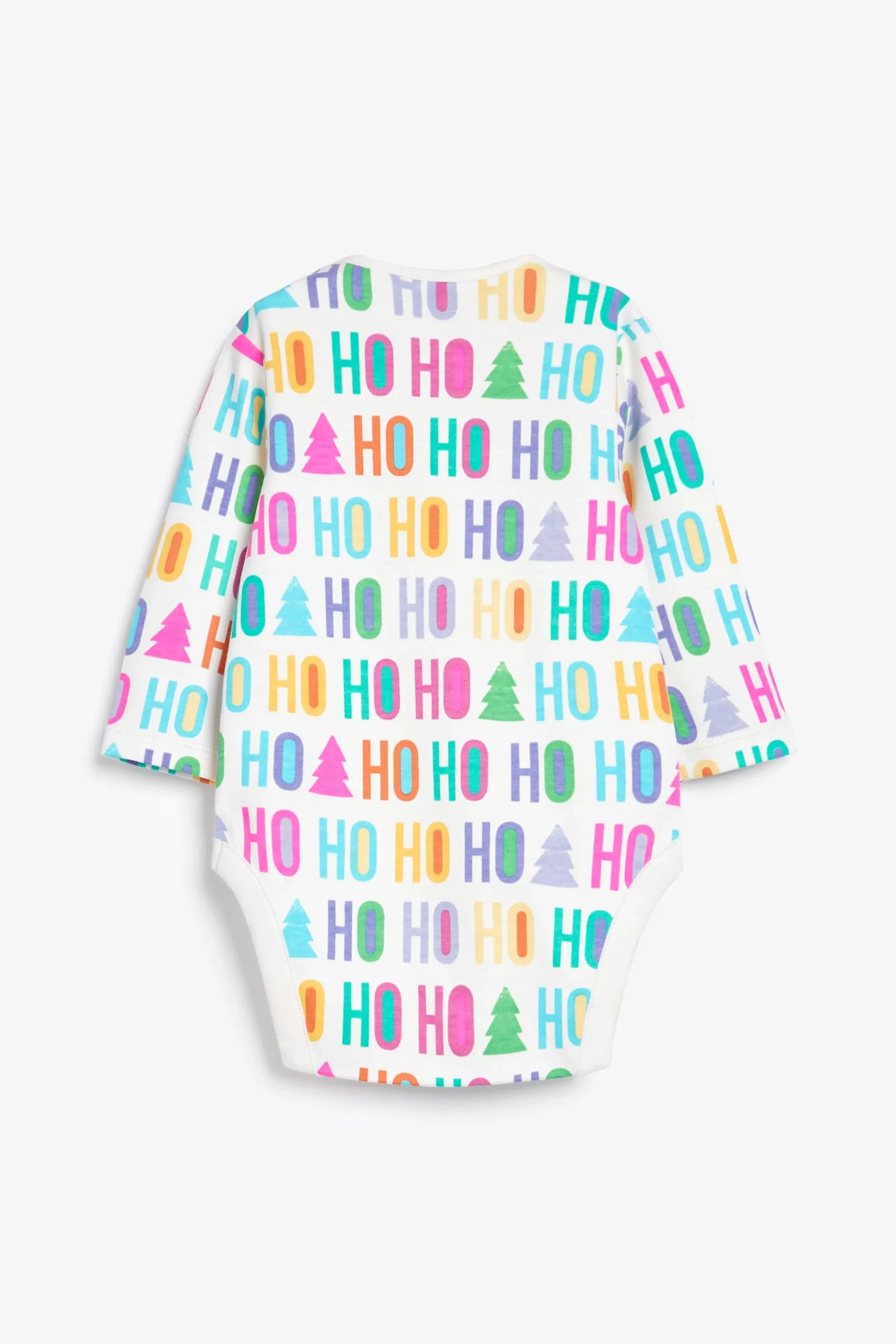 Next 3 Pack Xmas Baby Girls Bodysuits