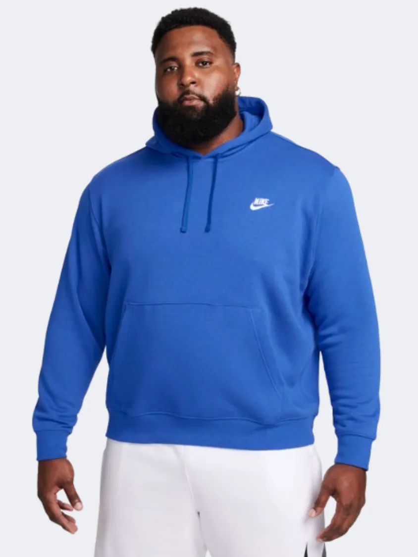 Nike Club Men Lifestyle Hoody Game Royal/White