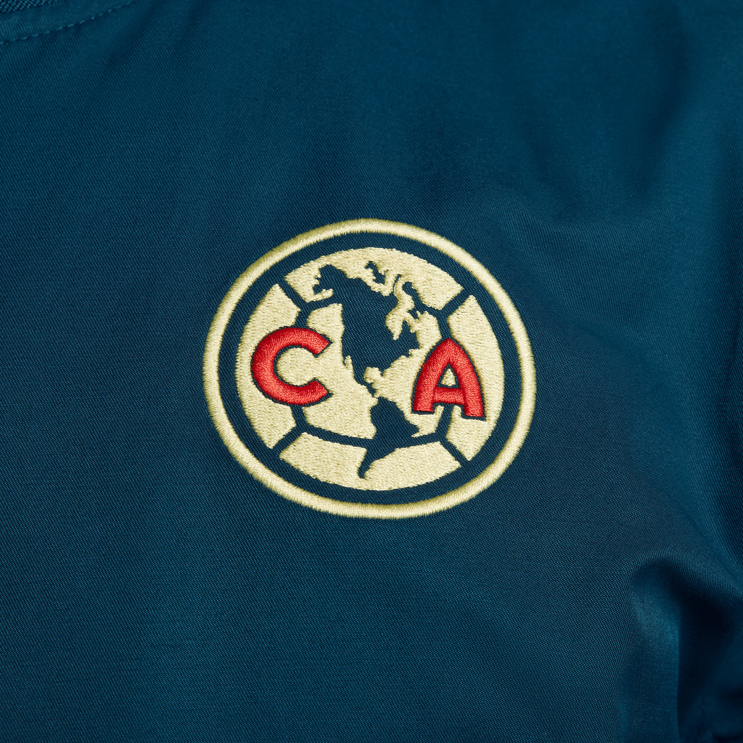 Nike Men's Club América Soccer Woven Unlined Bomber Jacket - Navy