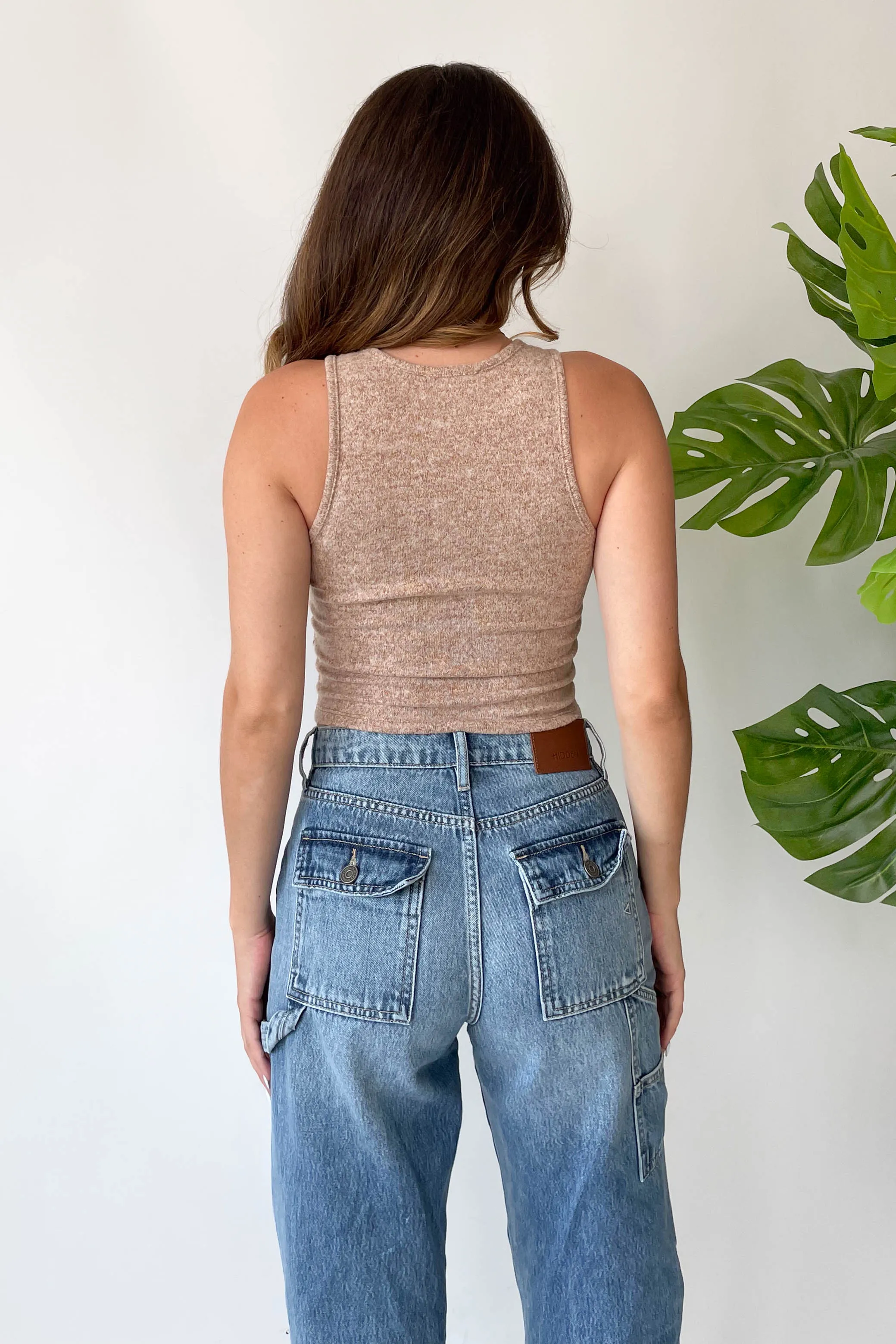 No Rules Tank in Caramel